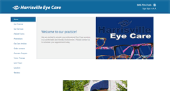 Desktop Screenshot of harrisvilleeyecare.com